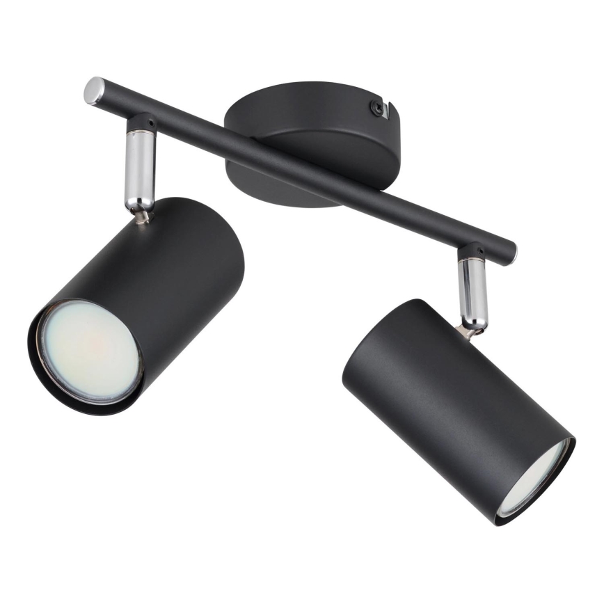 Globo - Точечный светильник 2xGU10/25W/230V черный