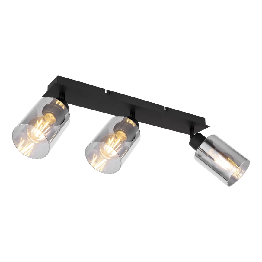 Globo - Точечный светильник 3xE27/15W/230V черный