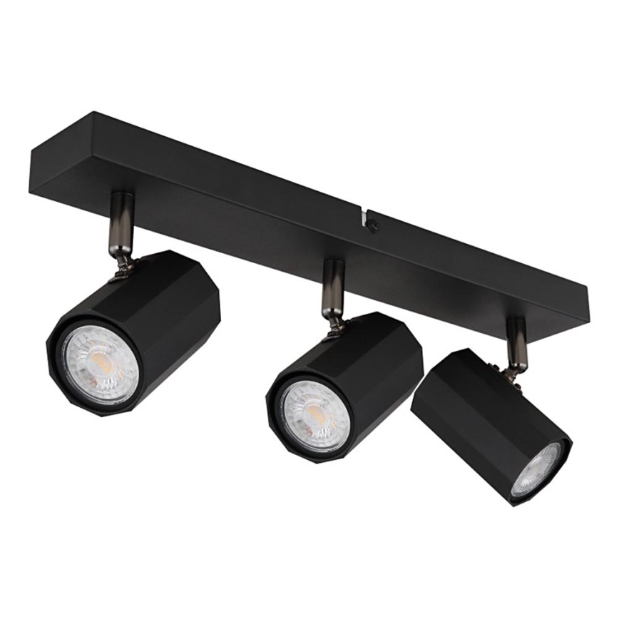 Globo - Точечный светильник 3xGU10/25W/230V черный