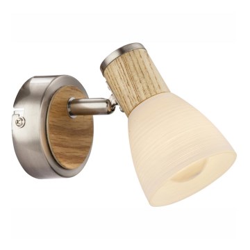 Globo - Точковий світильник 1xE14/40W/230V ясеневий