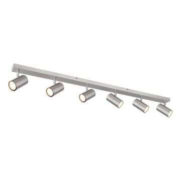 Globo - Точковий світильник 6xGU10/35W/230V матовий хром