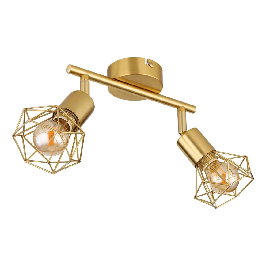 Globo - Точковий світильник 2xE14/40W/230V золотий