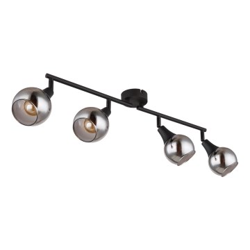 Globo - Точковий світильник 4xE14/40W/230V чорний
