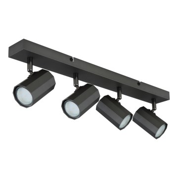 Globo - Точковий світильник 4xGU10/25W/230V чорний