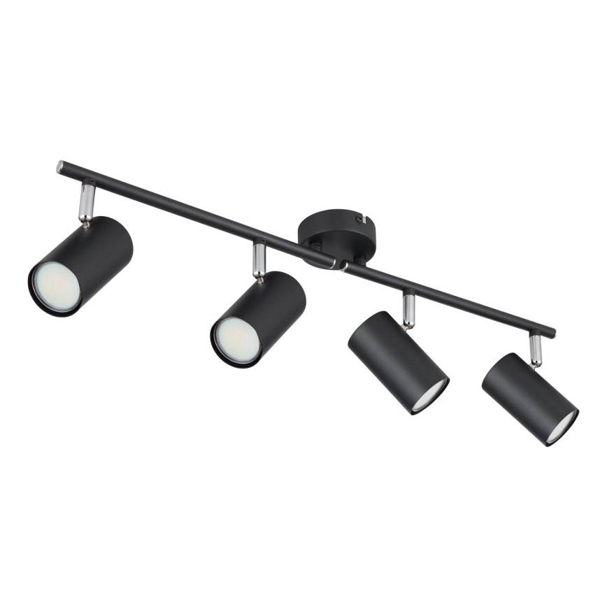 Globo - Точковий світильник 4xGU10/25W/230V чорний