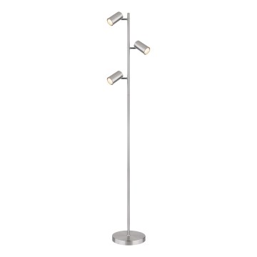Globo - Торшер 3xGU10/5W/230V матовый хром