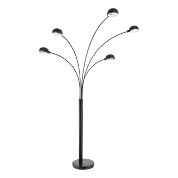 Globo - Торшер 5xE14/40W/230V черный