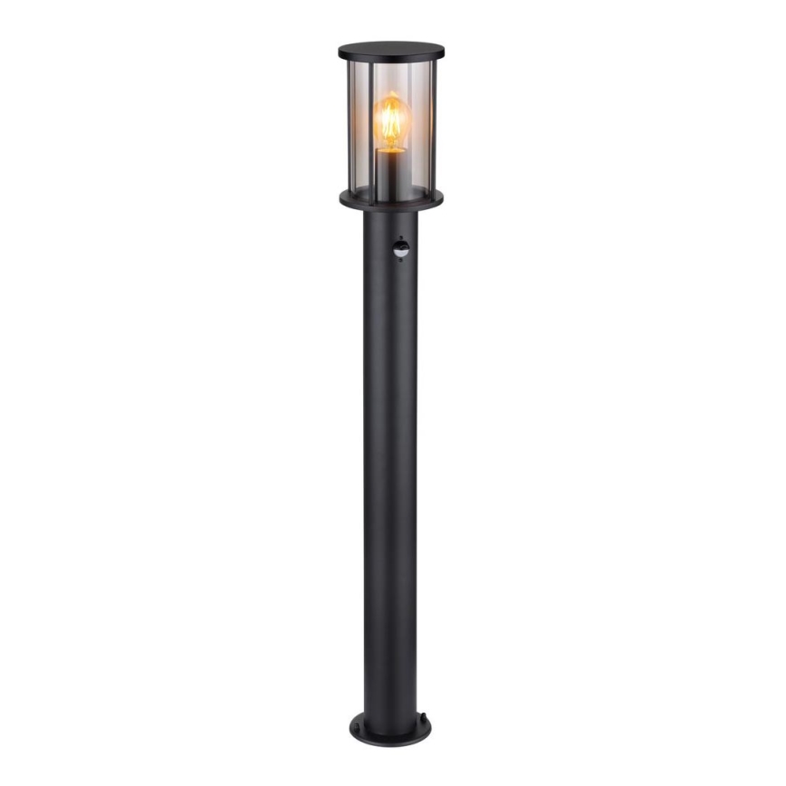 Globo - Уличная лампа с датчиком 1xE27/60W/230V 100 см IP54