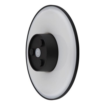 Globo - Уличный светодиодный настенный светильник LED/15W/230V 3000/4000/6000K диаметр 25,2 см IP44 черный