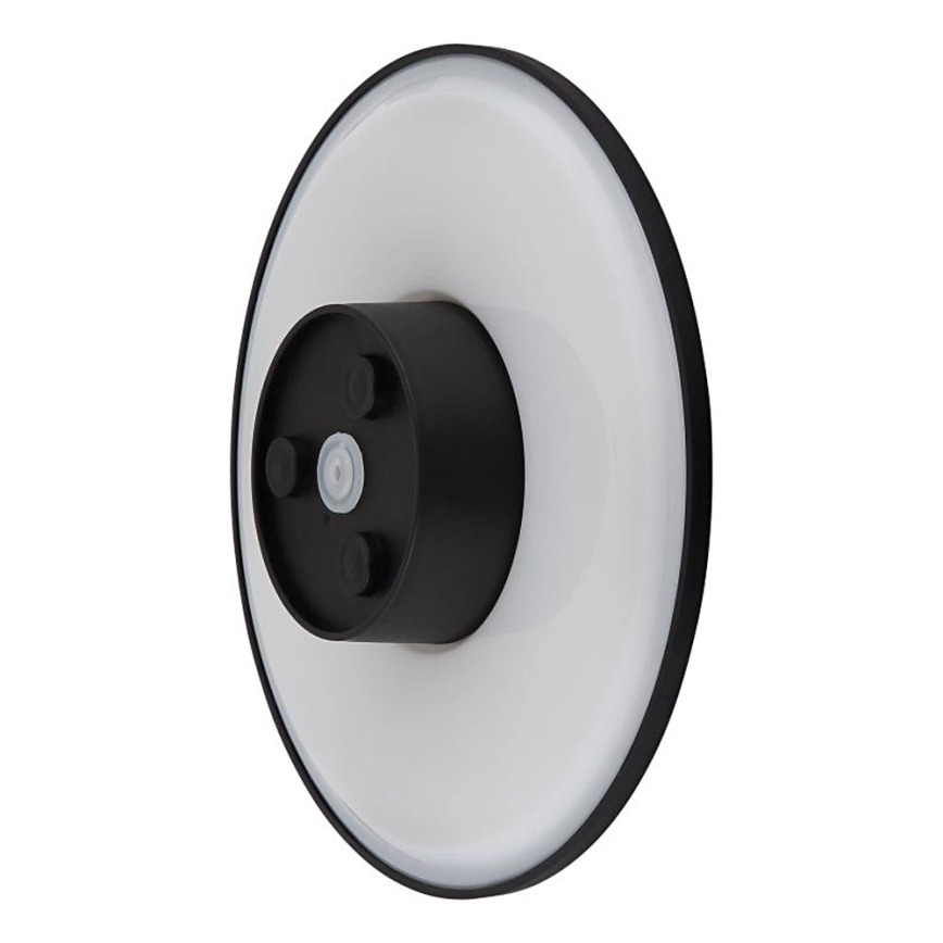 Globo - Уличный светодиодный настенный светильник LED/15W/230V 3000/4000/6000K диаметр 25,2 см IP44 черный