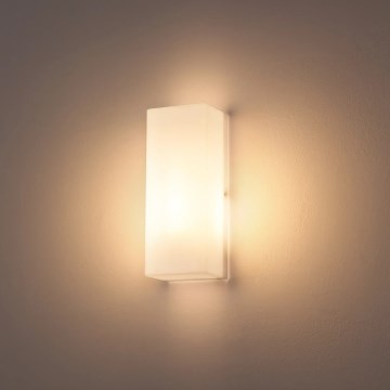 Globo - Вуличний настінний світильник 1xE27/15W/230V IP44, білий