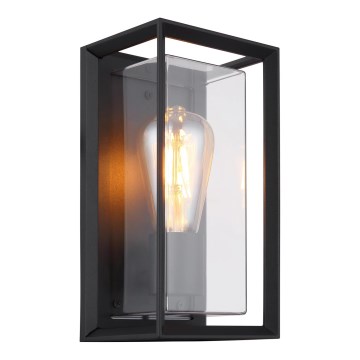 Globo - Вуличний настінний світильник 1xE27/60W/230V IP44 чорний