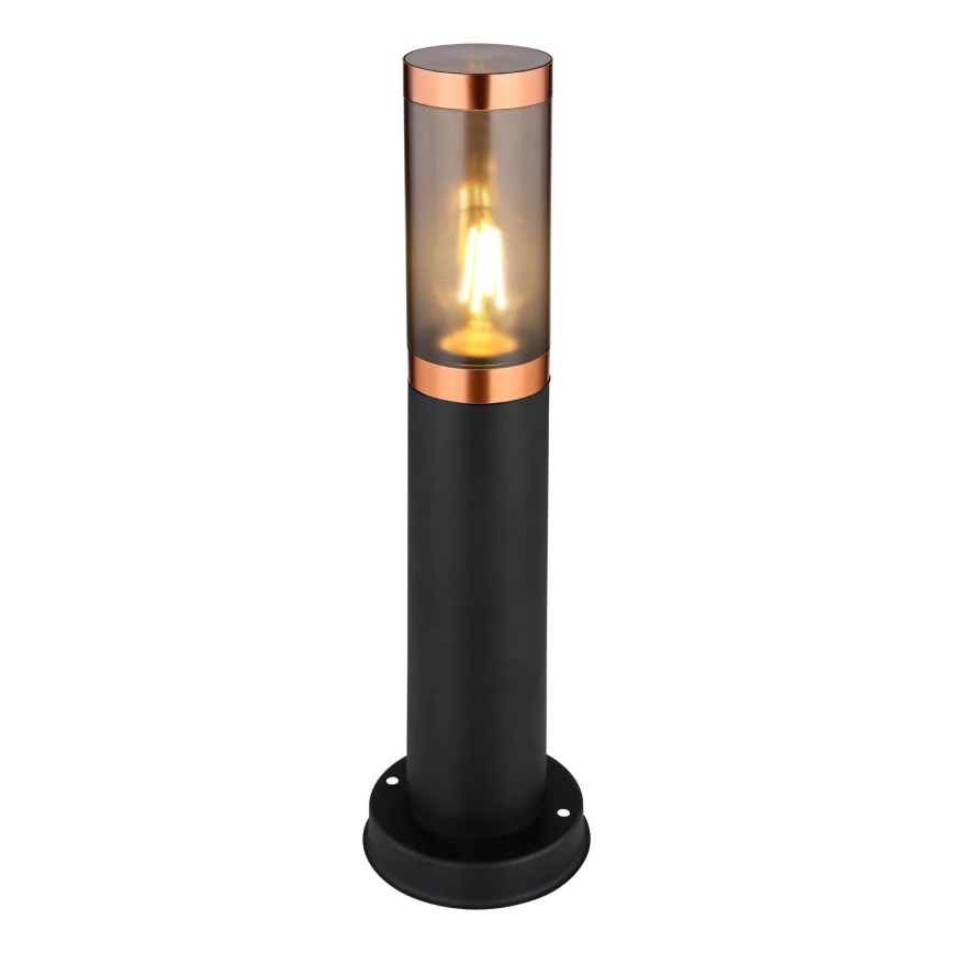 Globo - Вулична лампа 1xE27/23W/230V IP44 45 см чорний/мідь