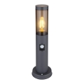 Globo - Вулична лампа з датчиком 1xE27/15W/230V 45 см IP44