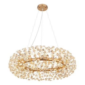 Globo - Кришталева підвісна LED люстра 20xG9/3,5W/230V