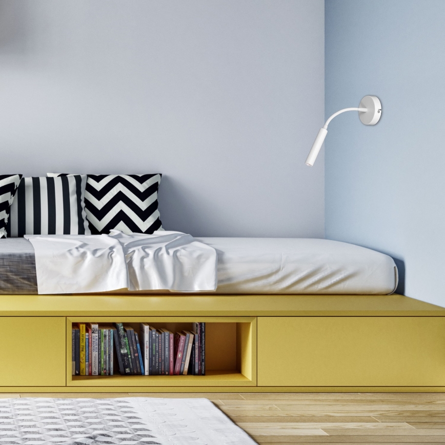 Гнучка лампа ARDEN 1xG9/8W/230V біла