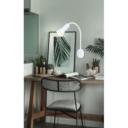 Гнучка лампа ARENA 1xE14/40W/230V біла