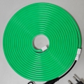 Гнучка світлодіодна стрічка NEON LED/10W/230V 5 м IP65 зелена