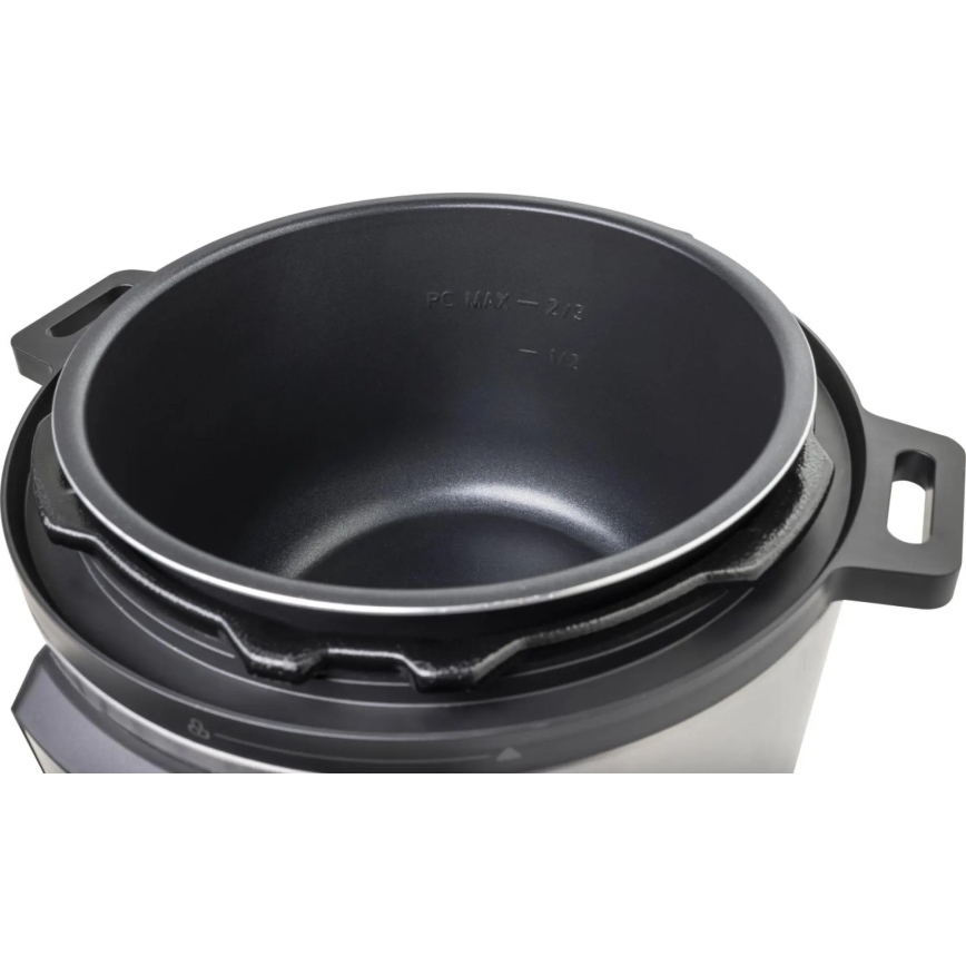 GORENJE GMC6SBK - Многофункциональная мультиварка 6 л, 8 в 1, 1000 Вт/230 В, нержавеющая сталь