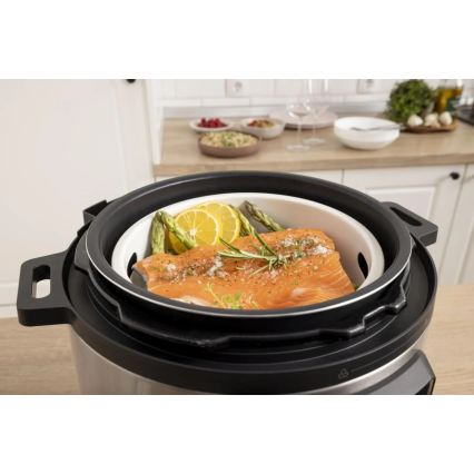 GORENJE GMC6SBK - Многофункциональная мультиварка 6 л, 8 в 1, 1000 Вт/230 В, нержавеющая сталь