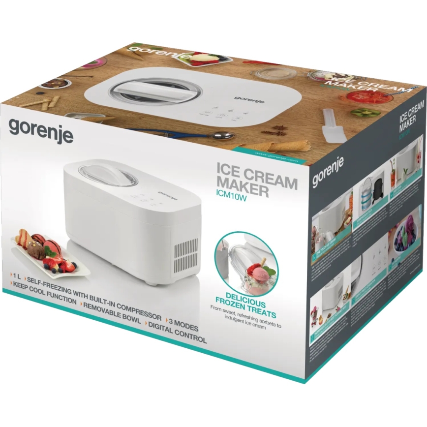 GORENJE ICM10W - Морожениця 100 Вт/230 В біла