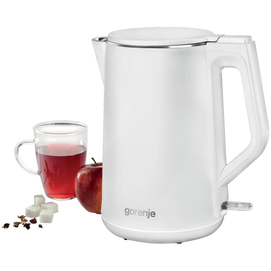 GORENJE K15DWW - Электрический чайник 1,5 л 2200 Вт/230 В белый