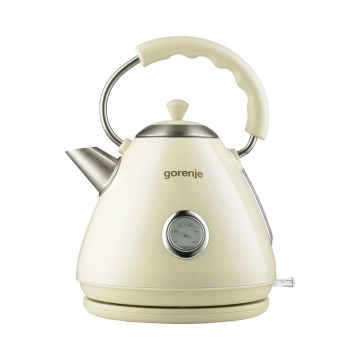 GORENJE K17CLI - Електрочайник 1,7 л 2200 Вт/230 В бежевий