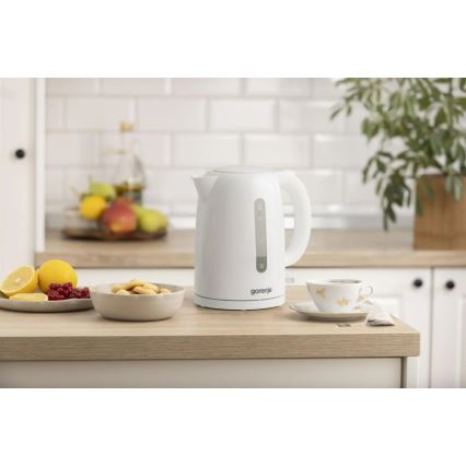 GORENJE K17W - электрический чайник 1,7 л, 2200 Вт/230 В, белый