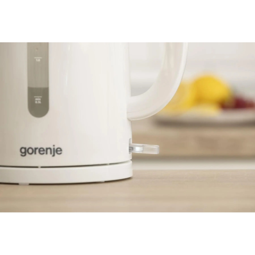 GORENJE K17W - електричний чайник 1,7 л, 2200 Вт/230 В, білий