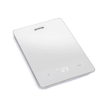 GORENJE KT10LBW - Цифрова кухонна вага 3xAAA біла