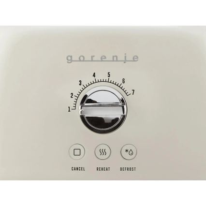 GORENJE T900RL - Тостер на 2 ломтика 1000 Вт/230 В белый
