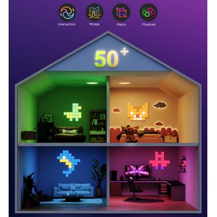 Govee - 10x Smart mini RGBIC панель Wi-Fi