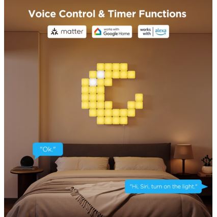Govee - 10x Smart mini RGBIC панель Wi-Fi