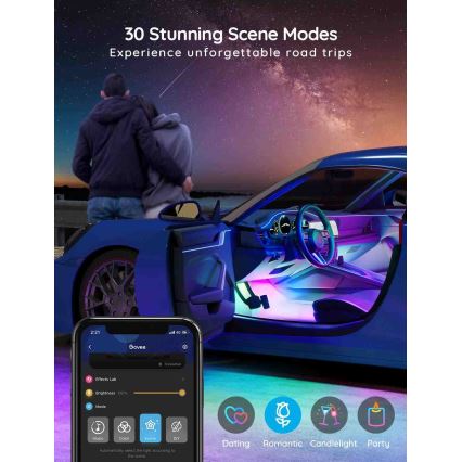 Govee - Автомобильные ленты Smart LED - RGBIC