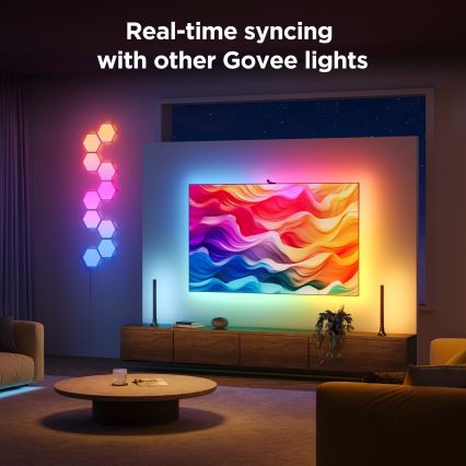 Govee - Backlight 3S Netflix TV 55-65" SMART LED RGBICW-подсветка Wi-Fi + дистанционное управление