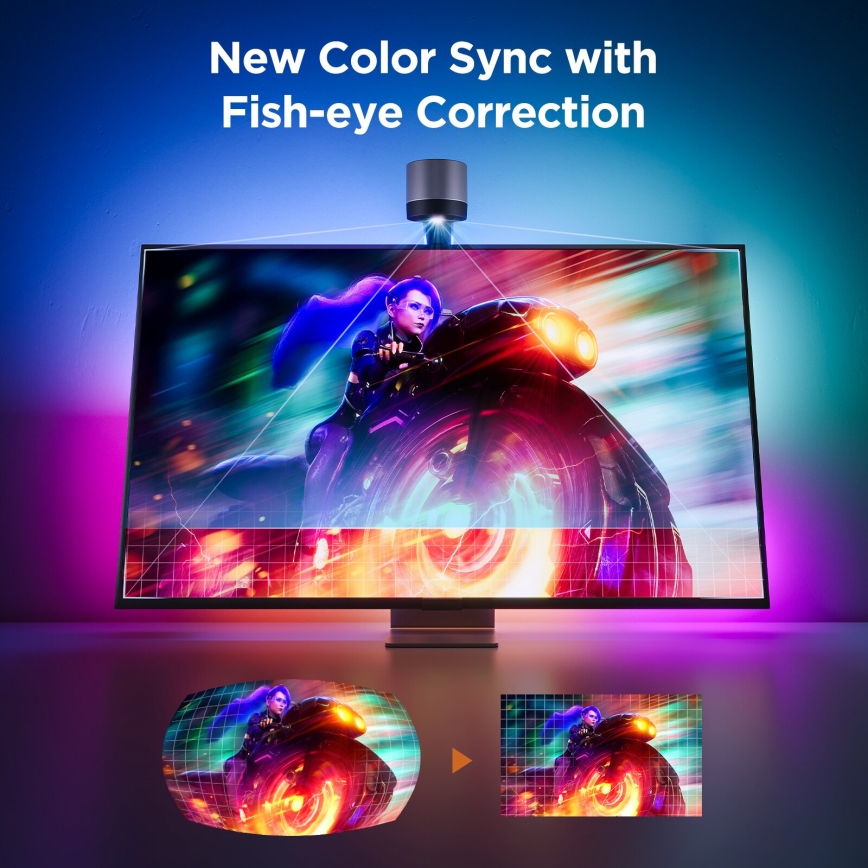Govee - Backlight 3S Netflix TV 55-65" SMART LED RGBICW-подсветка Wi-Fi + дистанционное управление