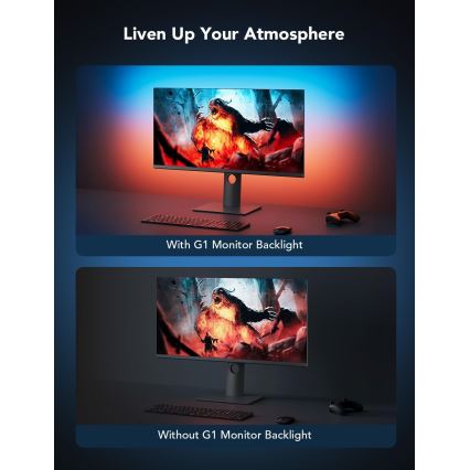Govee - Dreamview G1 Smart LED RGBIC підсвітка монітора 27-34" Wi-Fi