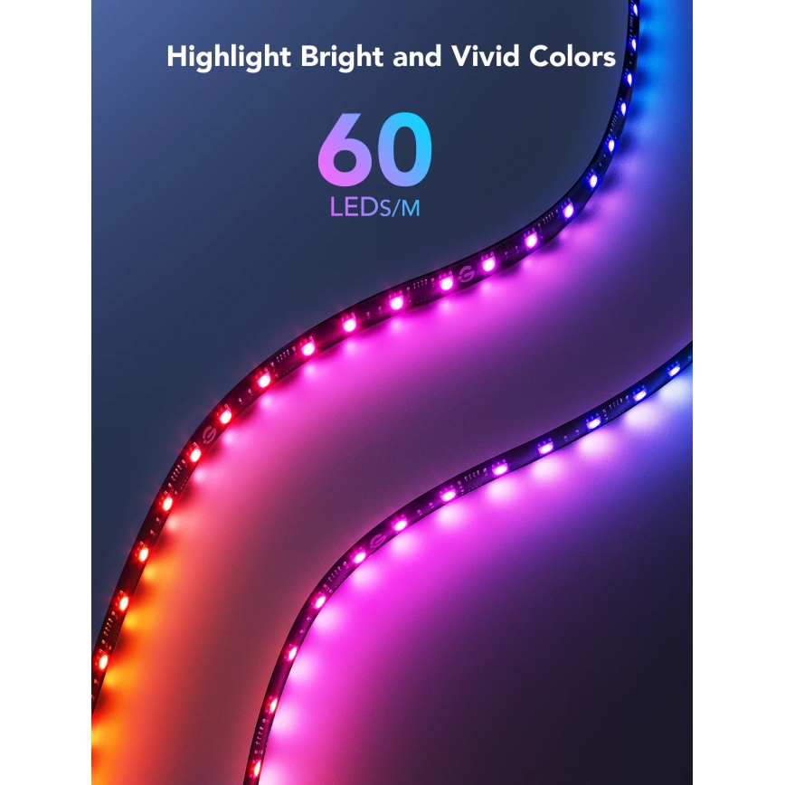 Govee - Dreamview G1 Smart LED RGBIC підсвітка монітора 27-34" Wi-Fi