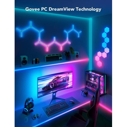 Govee - Dreamview G1 Smart LED RGBIC підсвітка монітора 27-34" Wi-Fi