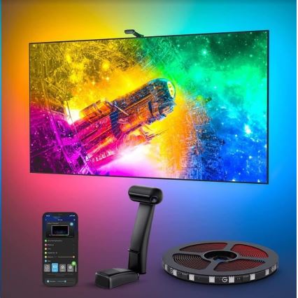 Govee - DreamView T2 DUAL TV 55-65 смарт-LED підсвічування RGBIC Wi-Fi + пульт дистанційного керування