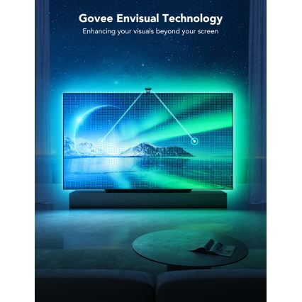 Govee - DreamView T2 DUAL TV 75-85 SMART LED підсвітка RGBIC Wi-Fi + пульт дистанційного керування
