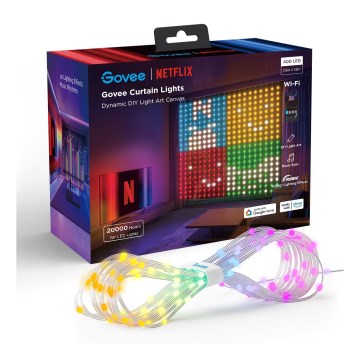 Govee - LED RGB Декоративна гірлянда з регулюванням яскравості LED/15W/230V IP65 Wi-Fi