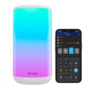 Govee - LED RGBIC Настільна лампа з регулюванням яскравості AURA 2 2200-6500K Wi-Fi Matter