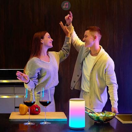 Govee - LED RGBIC Настільна лампа з регулюванням яскравості AURA 2 2200-6500K Wi-Fi Matter