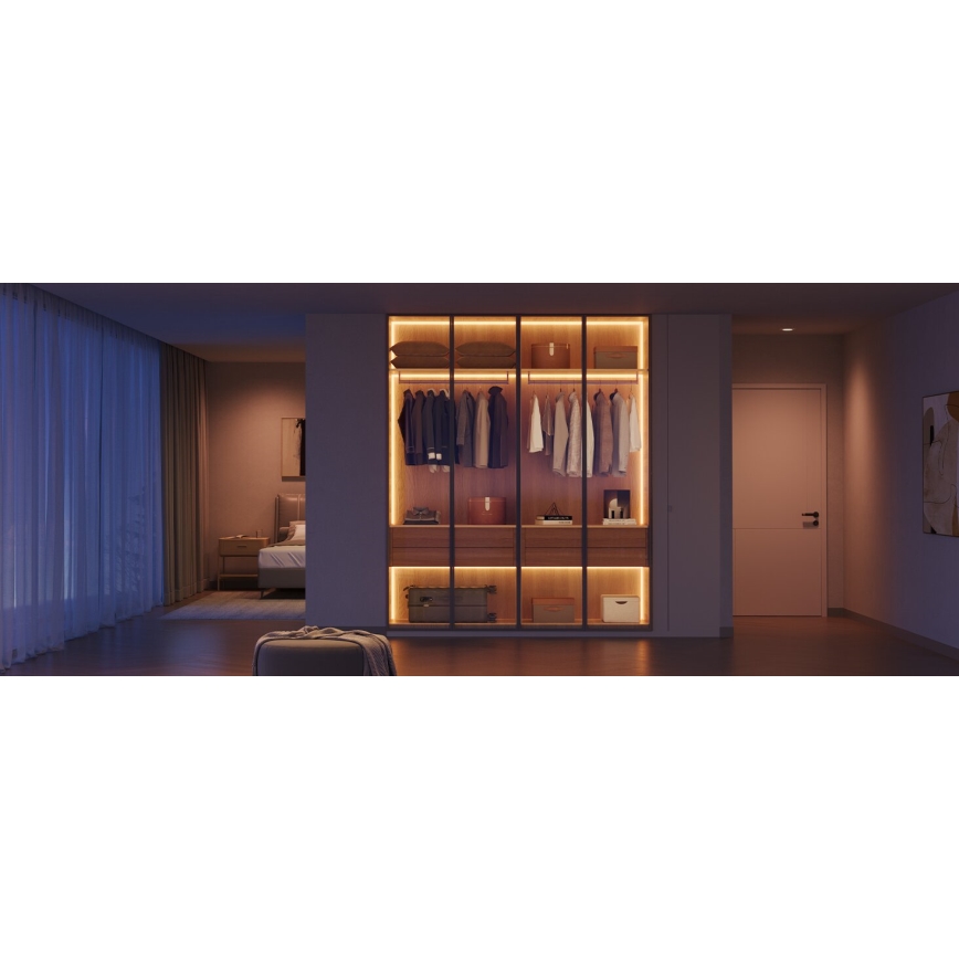 Govee - LED RGBICW Стрічка з регулюванням яскравості COB 3780 діод 3м Wi-Fi Matter