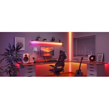 Govee - LED RGBICW Стрічка з регулюванням яскравості COB 3780 діод 3м Wi-Fi Matter