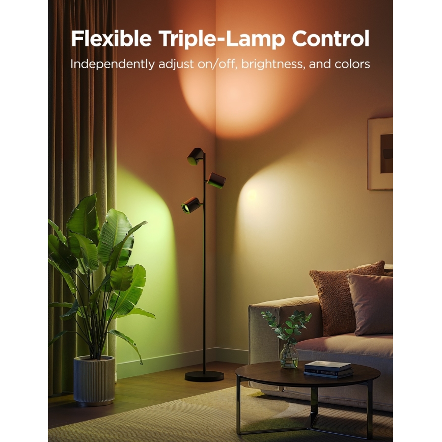 Govee - LED RGBICWW Диммируемая напольная лампа TREE MATTER LED/48W/230V Wi-Fi