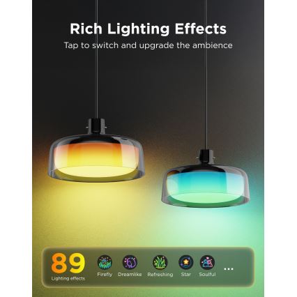 Govee - LED RGBICWW затемнюваний підвіс на тросі LED/21W/230V Matter Wi-Fi