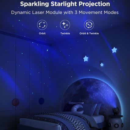 Govee - LED RGBW Galaxy Light Проектор Pro Wi-Fi Matter