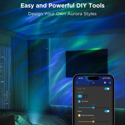 Govee - LED RGBW Galaxy Light Проєктор Pro Wi-Fi Matter